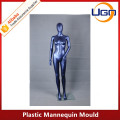 Moule à mannequin en plastique chromé à colorant coloré